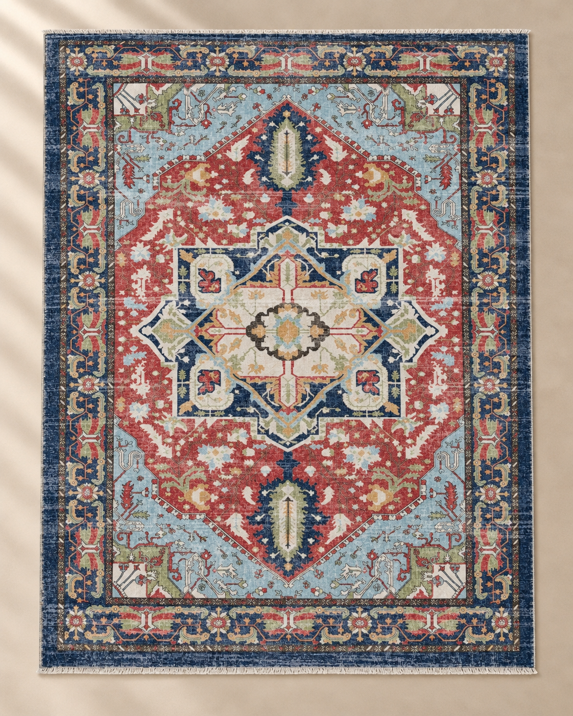 Printed Rug Antique Multi - 160x230