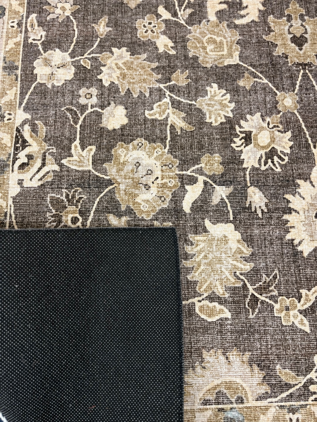 Floral Rug Taupe - 160x230