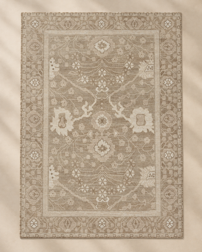 Chenille Plush Antique Rug Natural - 160x230