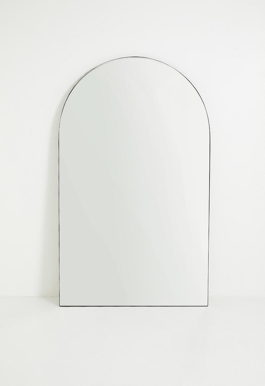 Wide Arch Full Length Mirror –  Black