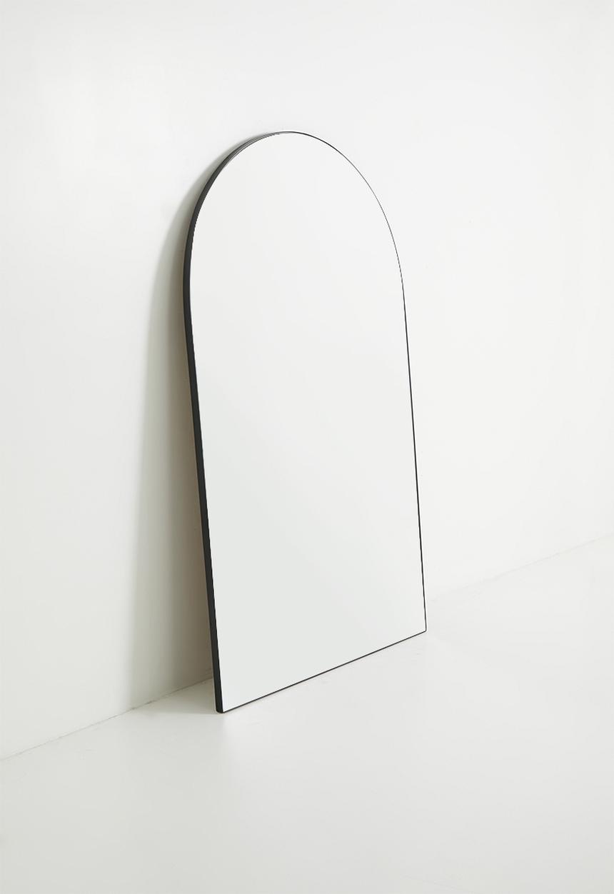 Wide Arch Full Length Mirror –  Black
