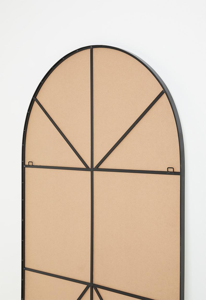 Wide Arch Full Length Mirror –  Black