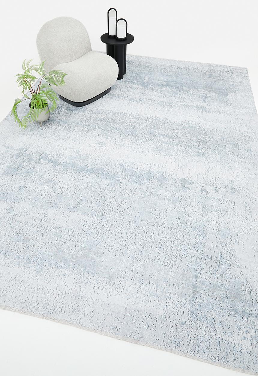 Eve printed rug - Grey Washed - 160 x 230