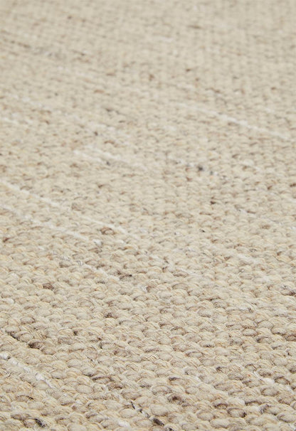 Handwoven Wool Pet Rug - Light Brown - 200 x 300