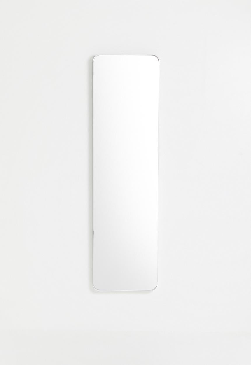 Aluminum Framed Full Length Mirror - White