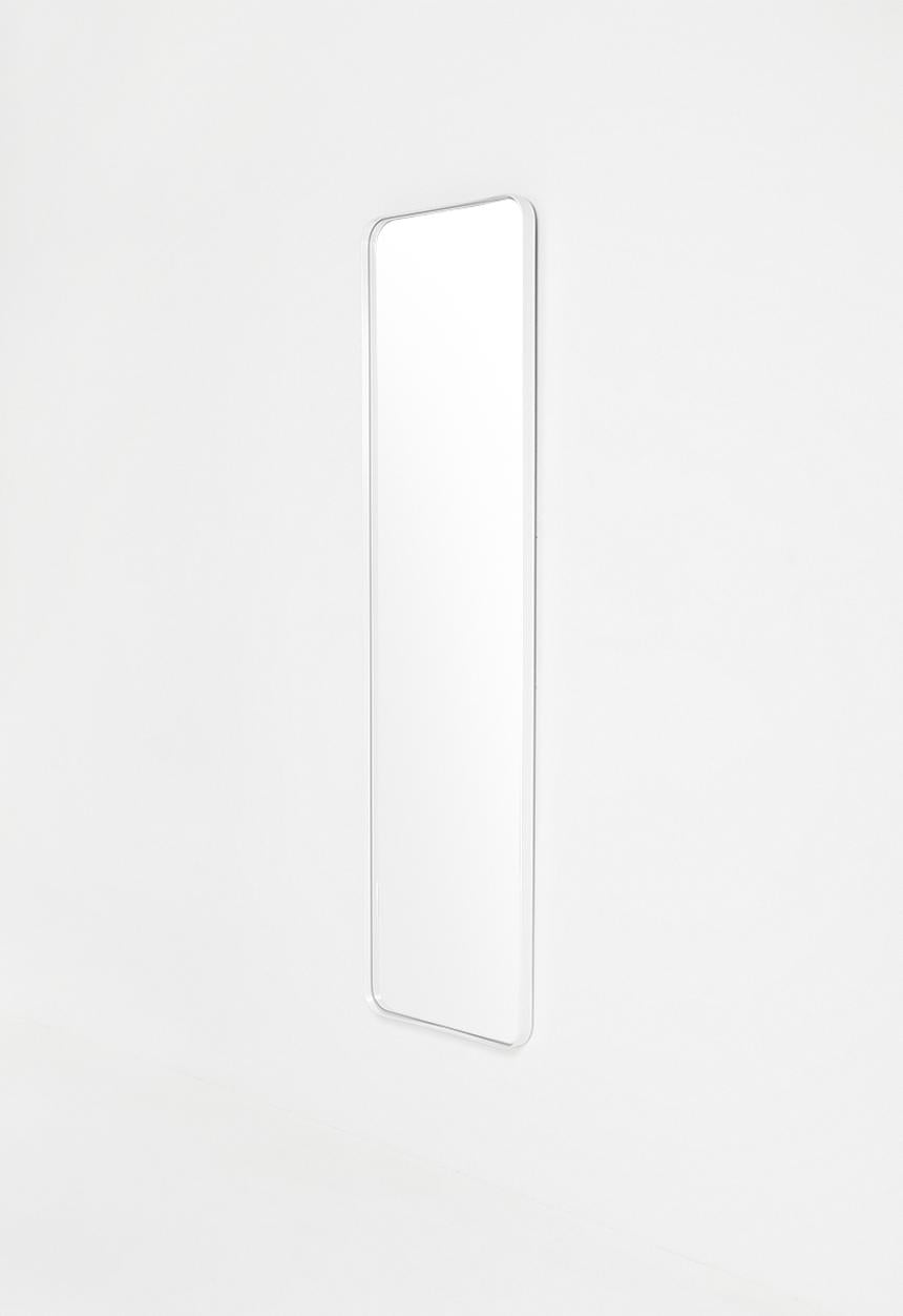 Aluminum Framed Full Length Mirror - White