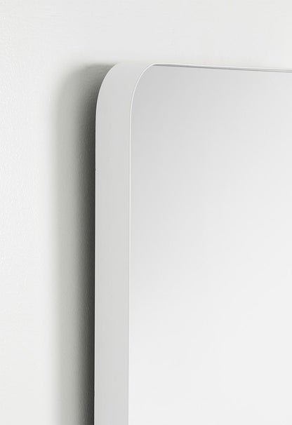 Aluminum Framed Full Length Mirror - White