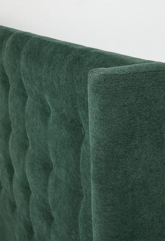Billy Button Headboard - Green - Queen