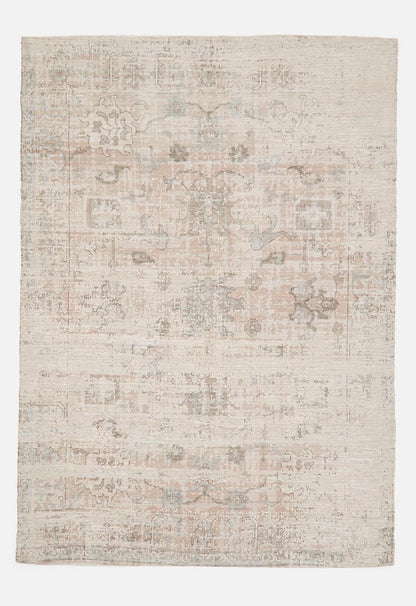 COTTON CHENILLE PLUSH ANTIQUE RUG RUST - 160 x 230