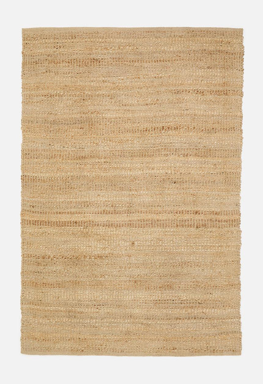 Ribby jute rug - natural - 120 x 180