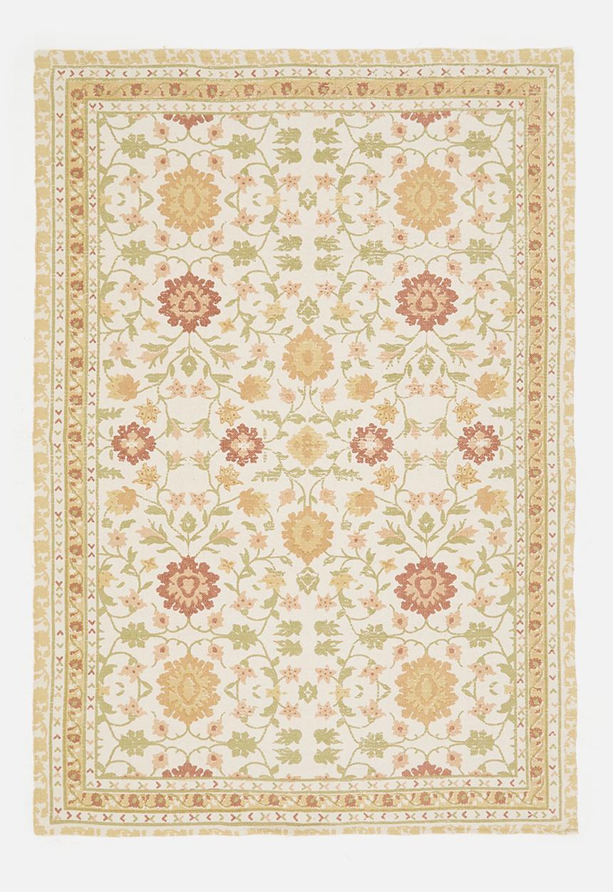 Autumn Floral Cotton Rug Multi - 160 x 230