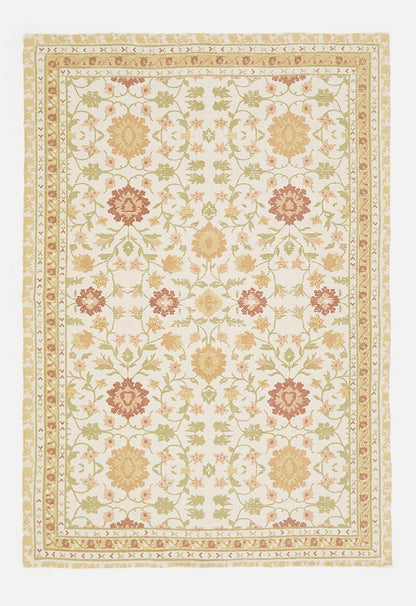 Autumn Floral Cotton Rug Multi - 160 x 230