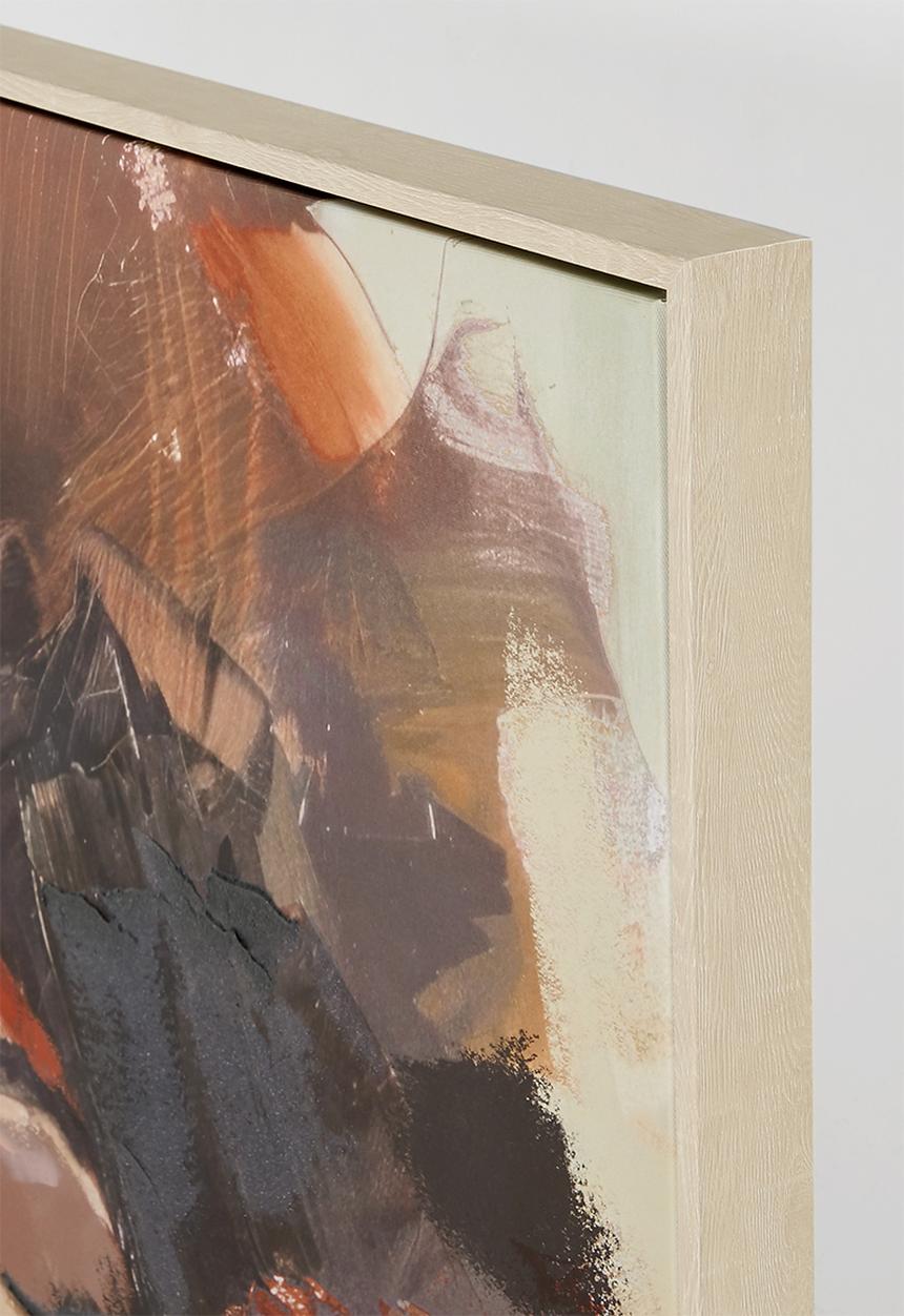 Wall Frame Canvas Brown