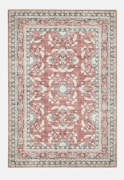Nyssa Floral Rug Rust - 300x400