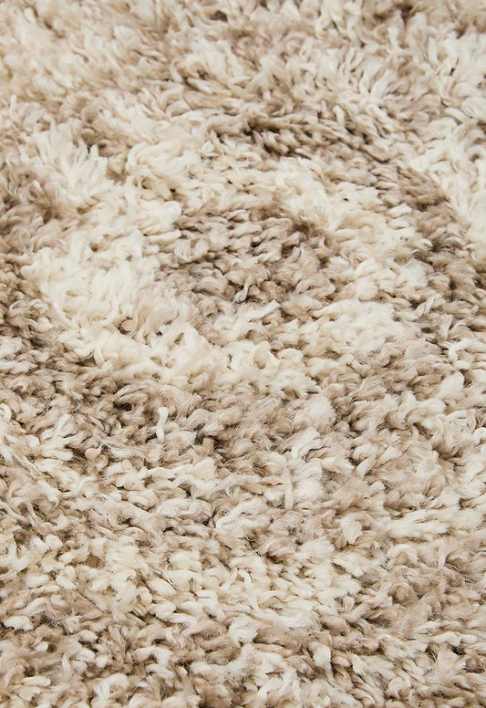Shaggy Circular Rug Natural - 200cm diameter