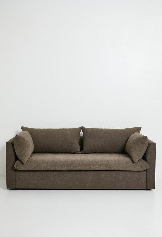 Lira Luxe 3 Seater Sofa - Brown