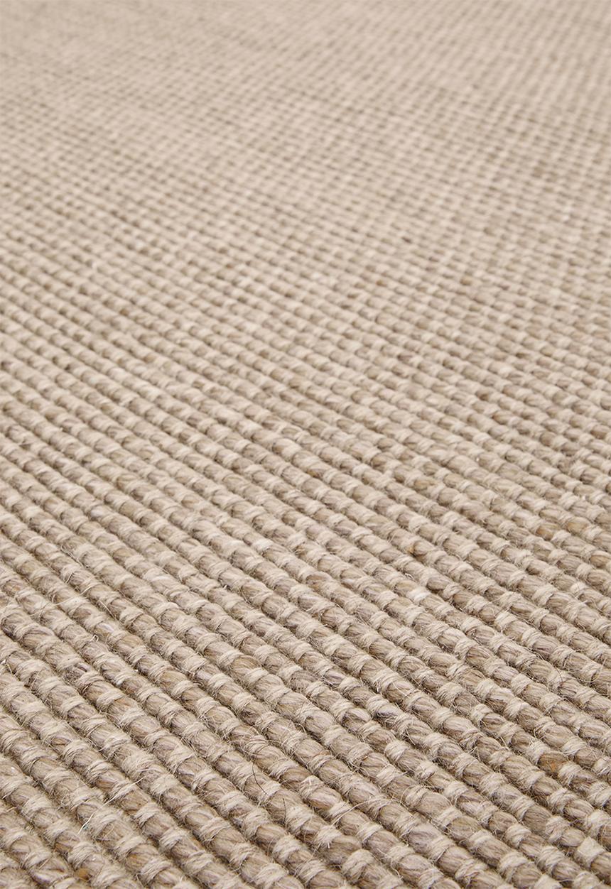 Cora Handwoven Wool Blend Rug Taupe - 200 x 300