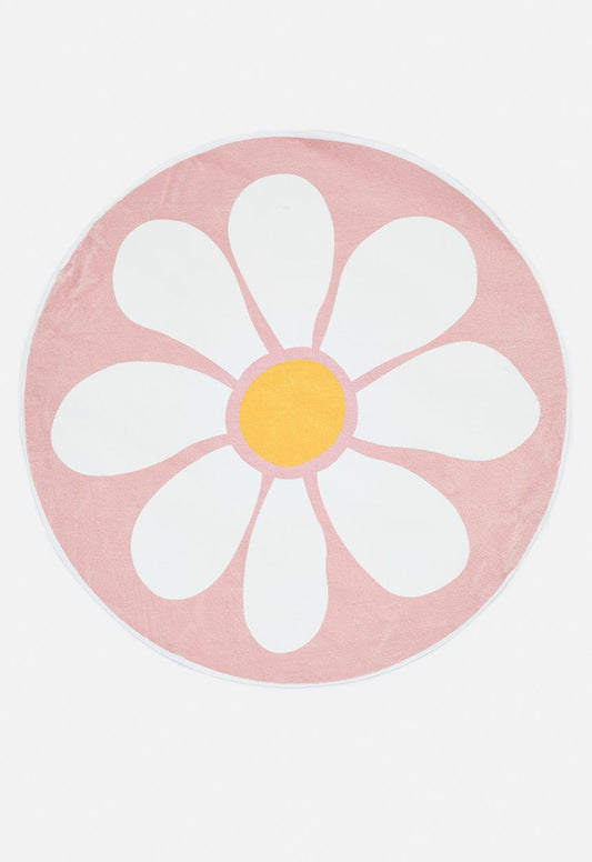 Daisy rug - pink 159cm Diameter