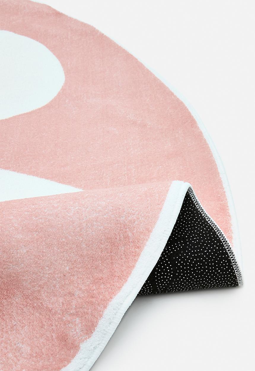 Daisy rug - pink 159cm Diameter
