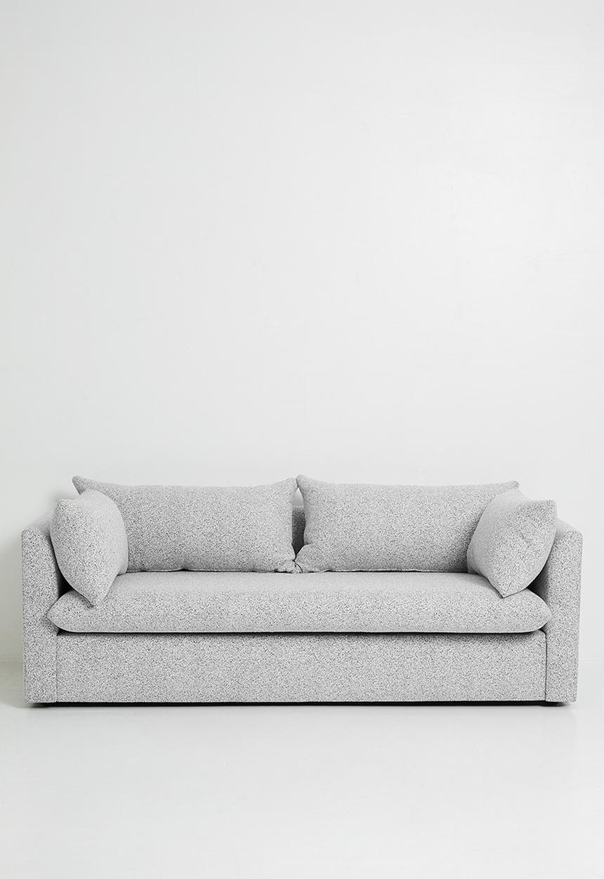 Lira luxe 3 seater - Salt & Pepper