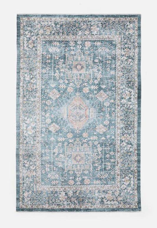 Eve Gilded Antique Rug Charcoal - 300 x 400