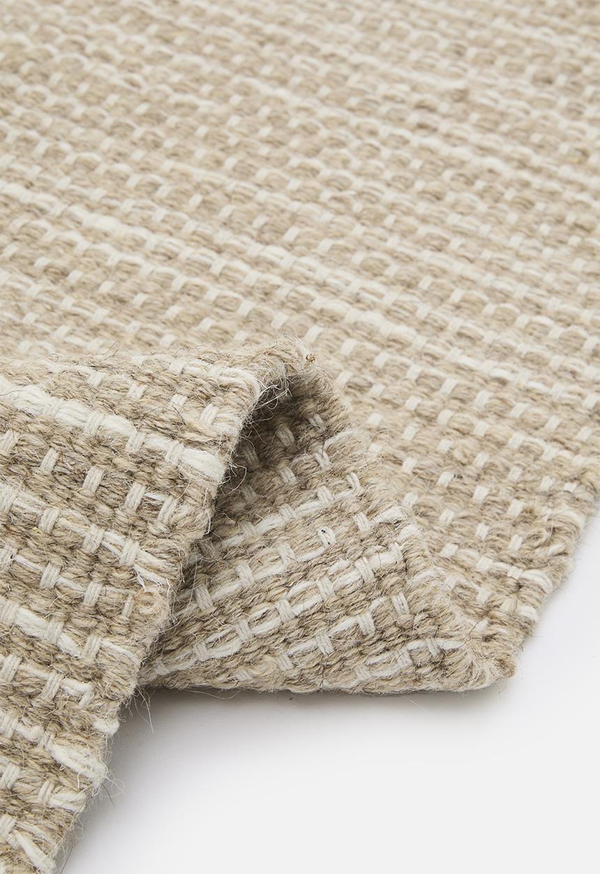 Grove Handwoven Wool & Cotton Rug Natural - 300 x 400