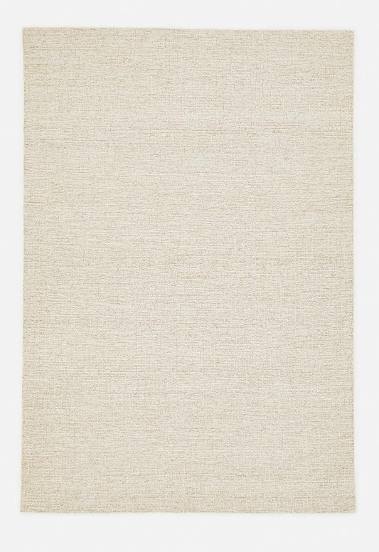 Monaco wool & cotton blend rug natural - 160 x 230
