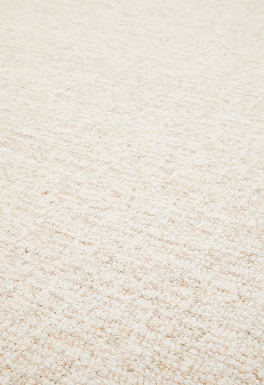 Monaco wool & cotton blend rug natural - 160 x 230