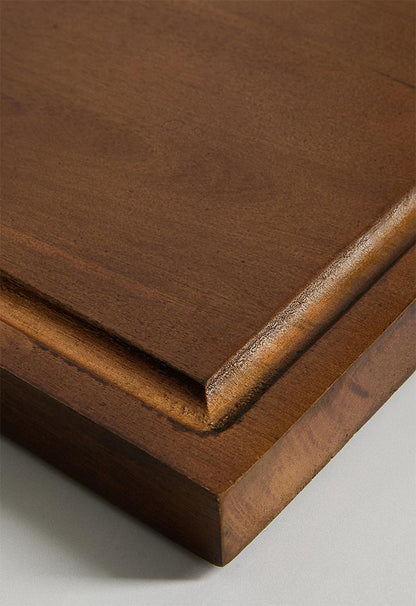 Square Wooden Chopping Board – Natural