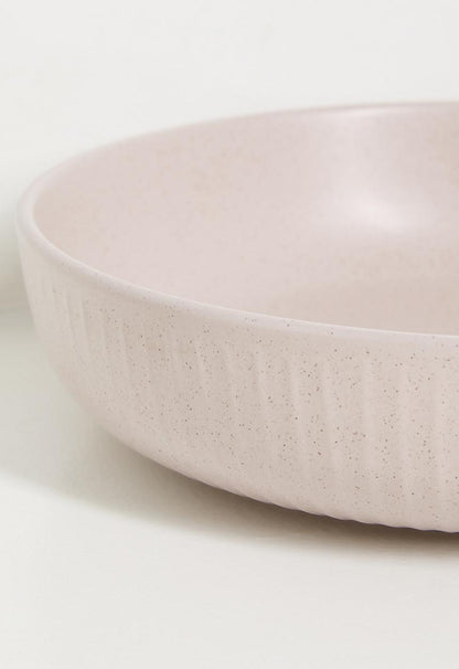 Embossed Pasta Bowl set of 4 – Pink