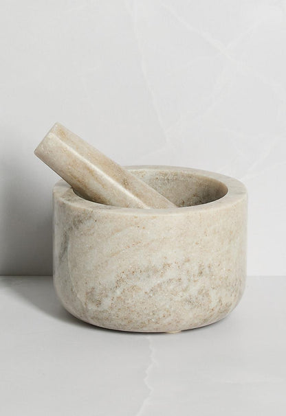 Marble Pestle & Mortar – Natural