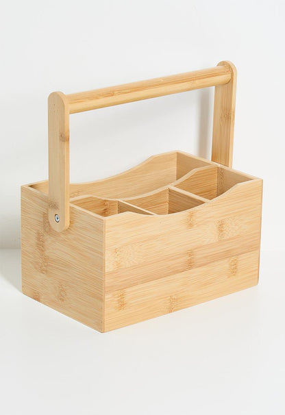 Bamboo cutlery holder - Natural