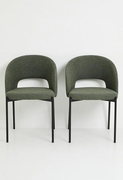 Toke Dining Chair Set Of 2 - Olive
