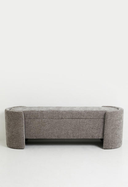 Cabo Storage Ottoman - Grey
