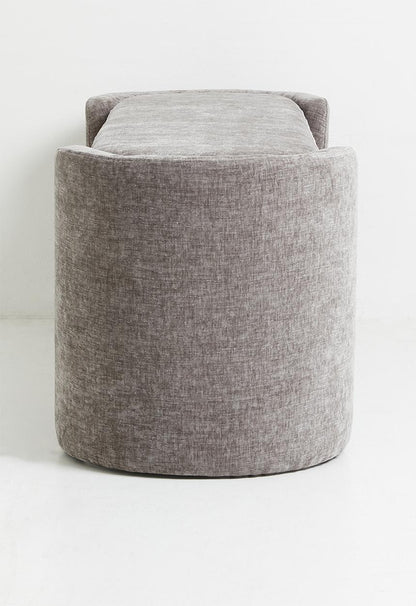 Cabo Storage Ottoman - Grey