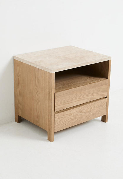 Willow Bedside Table - Natural