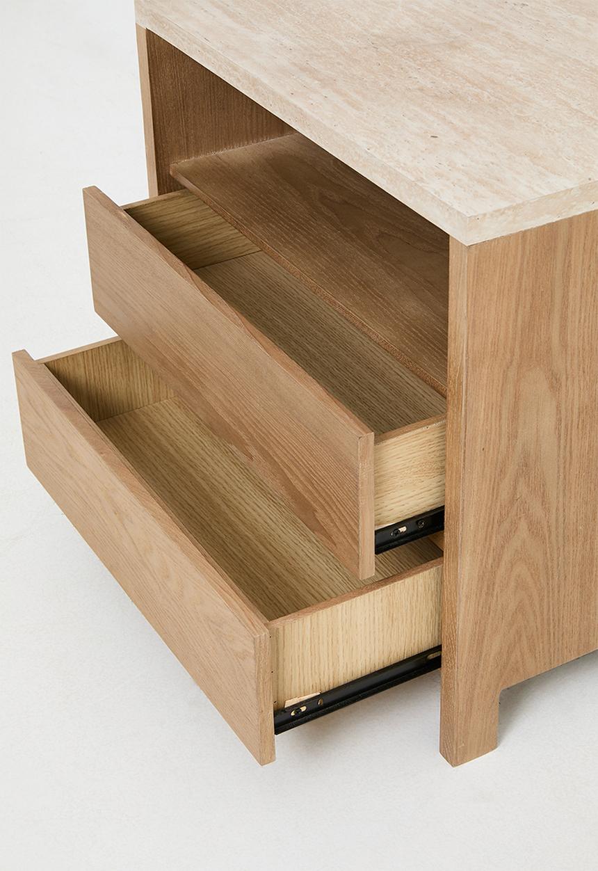 Willow Bedside Table - Natural