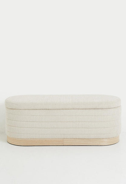 Terra Storage Ottoman - Natural