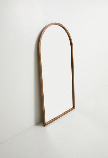 Wooden Arch Large Full Length Mirror - Natural