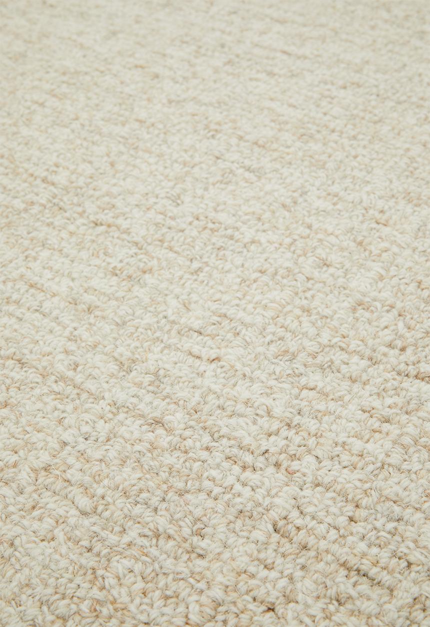 Monaco Wool & Cotton Blend Rug Natural. - 300 x 400