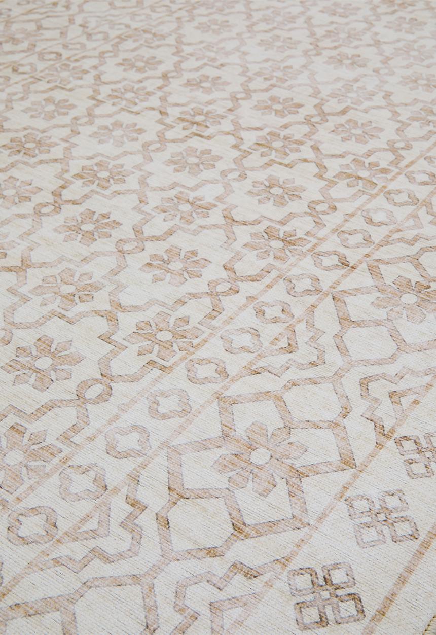 Verla Geometric  Runner Natural - 80 x 300