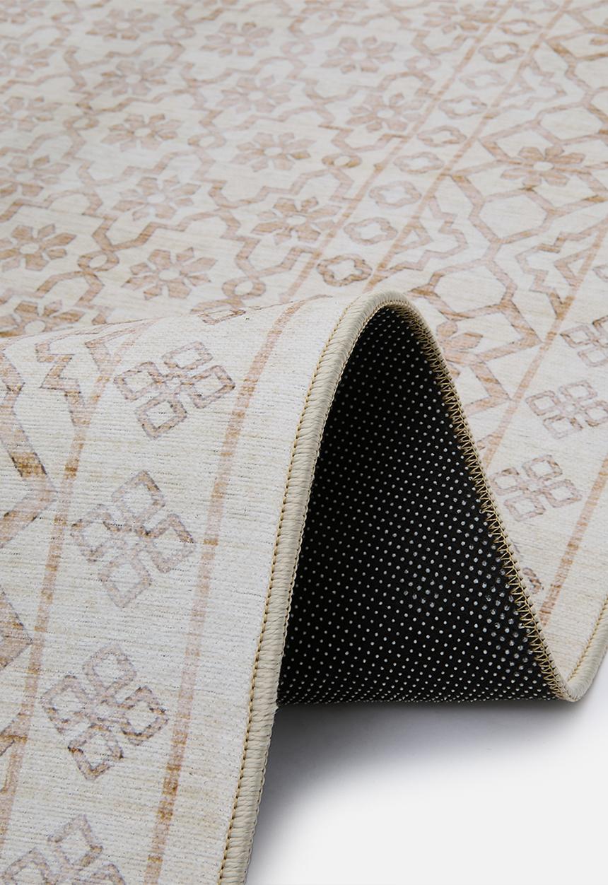 Verla Geometric  Runner Natural - 80 x 300