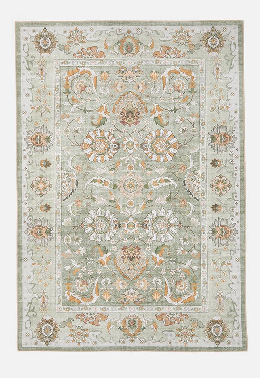Brisbane Azura Floral Rug Fatigue - 300 x 400