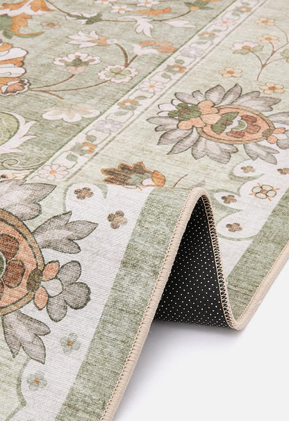 Brisbane Azura Floral Rug Fatigue - 300 x 400