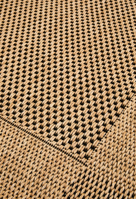 Radius Border Outdoor/Indoor Rug Natural - 160 x 230
