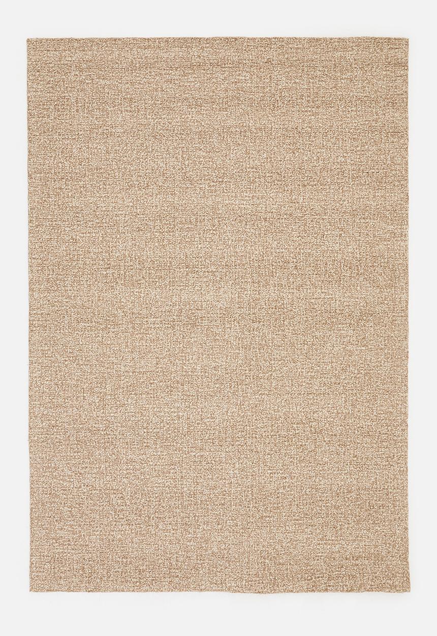 Monaco Wool & Cotton Blend Rug Taupe - 300 x 400