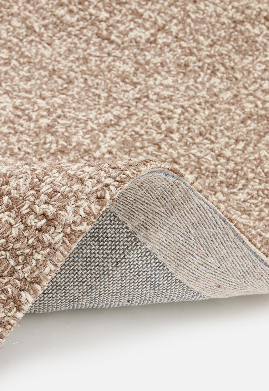 Monaco Wool & Cotton Blend Rug Taupe - 300 x 400
