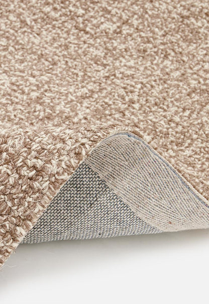 Monaco Wool & Cotton Blend Rug Taupe - 300 x 400