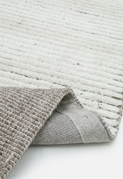 Geo Wool Tufted Rug Grey & Natural - 200 x 300