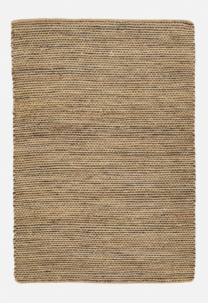 Handwoven Jute Rug Natural / Charcoal - 200x300